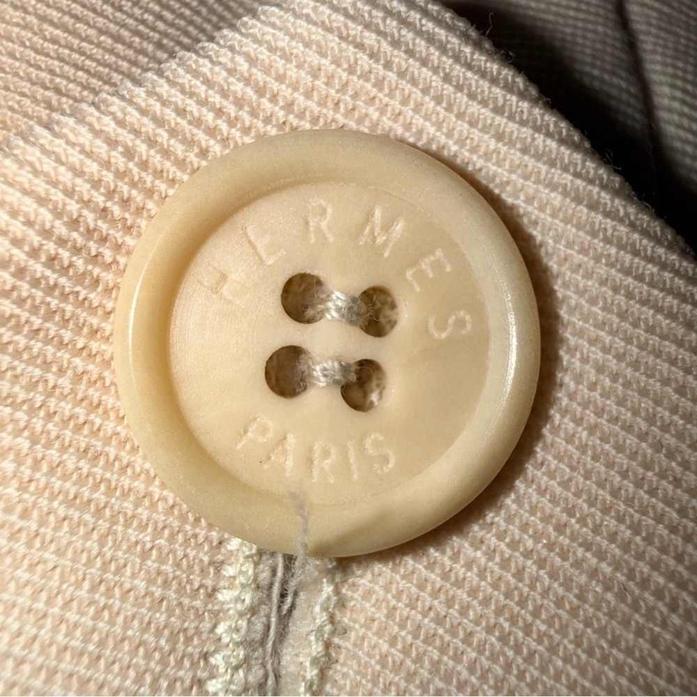 Hermes Vintage Women's Cream Dress Pants Wool Quiet Luxury Old Money - Picture 9 of 16